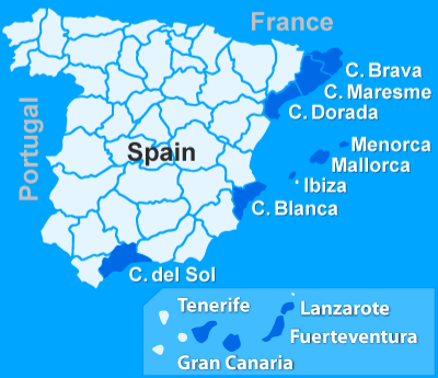 The best TOP 10s of Spanish villages, costas & islands