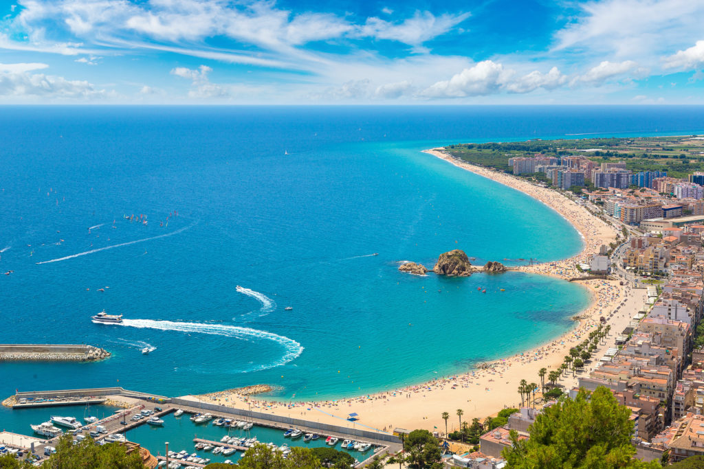 The top 5 best beaches in Blanes