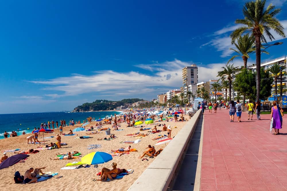 Lloret de Mar beach