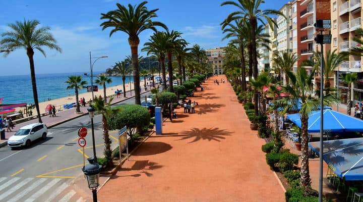 Boulevard of Lloret de Mar