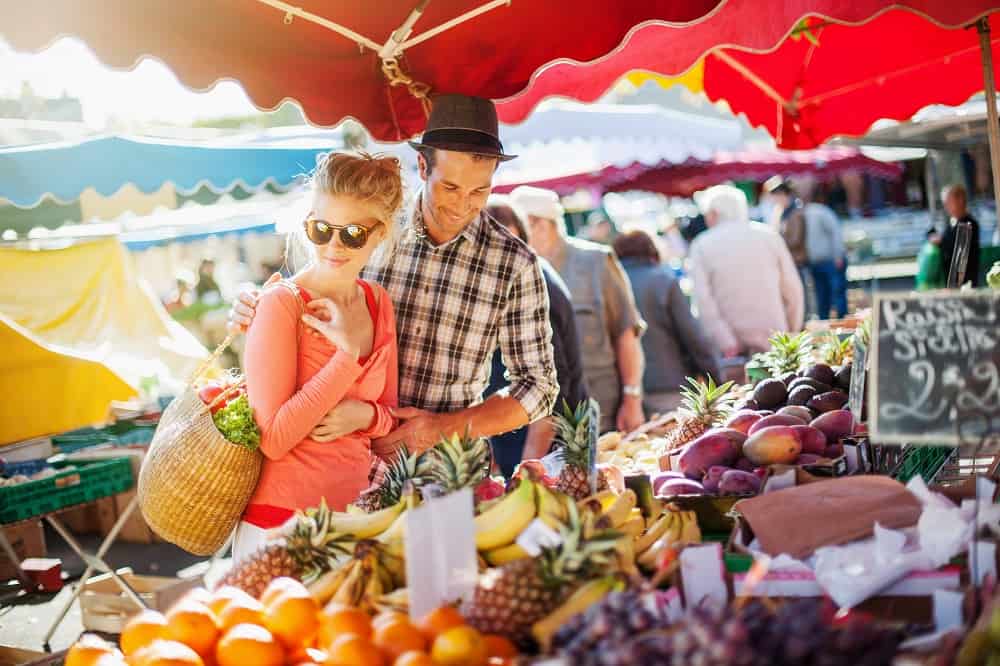 Market in Lloret de Mar