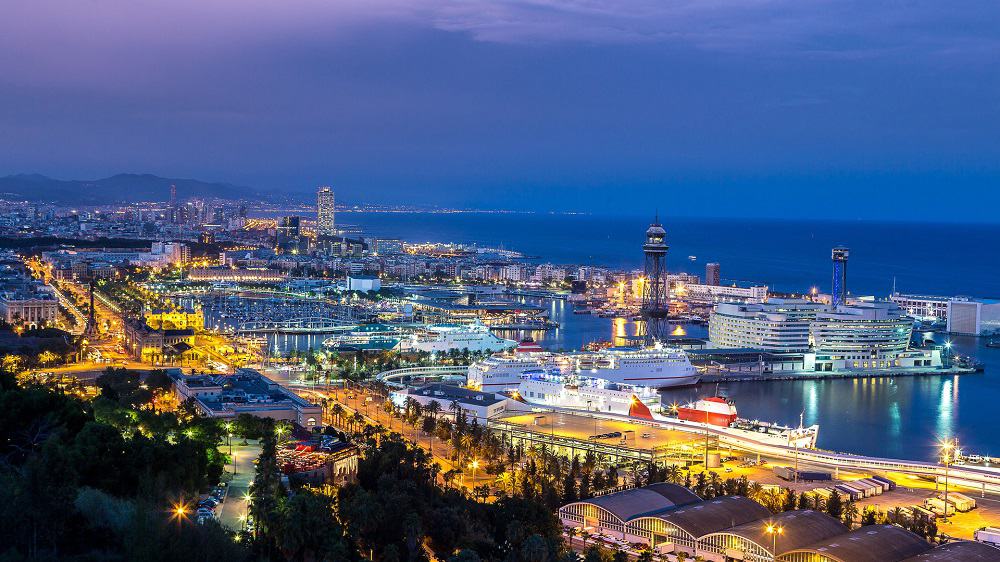 Lloret de Mar to Barcelona - panorama