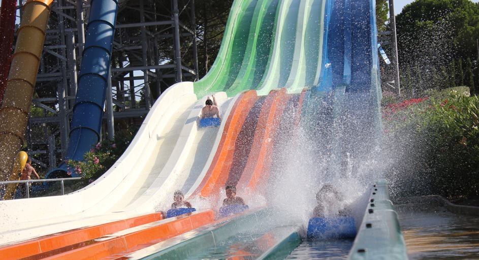 Waterpark Waterworld in Lloret de Mar - attraction speedslides