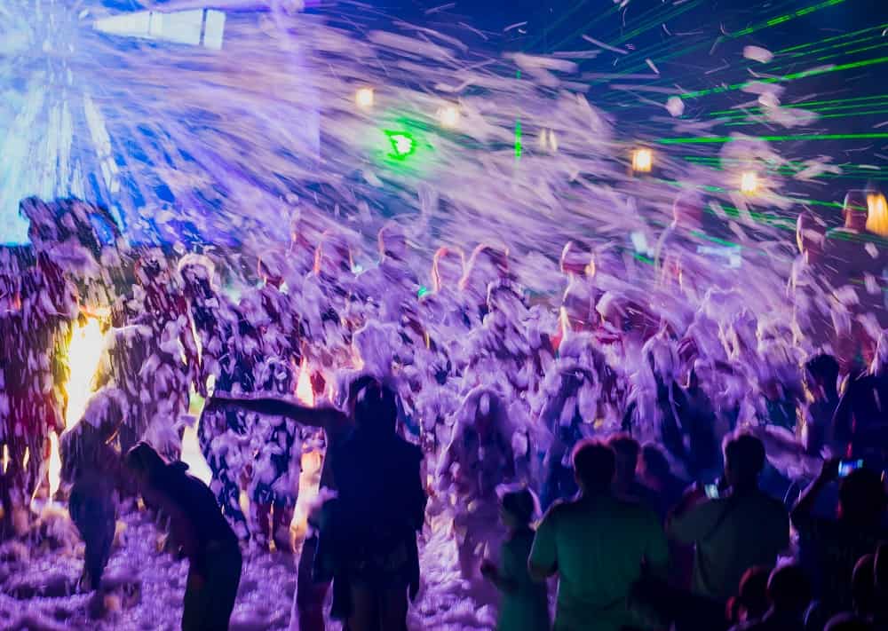 Discotheques in Lloret de Mar - Foam party