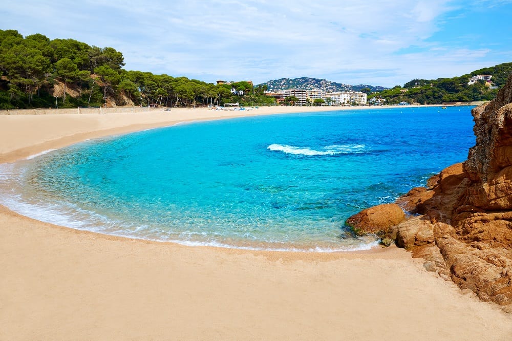 Fenals beach in Lloret de Mar