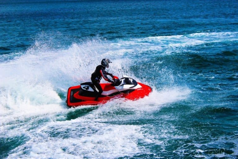Jet skiing in Lloret de Mar