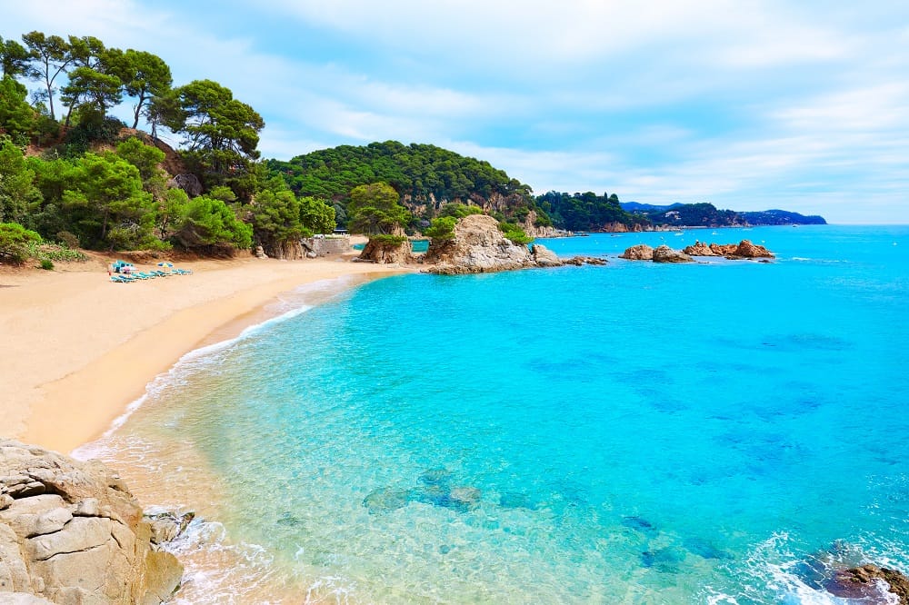 Beach bars in Lloret de Mar - Cala Treumal - Santa Cristina