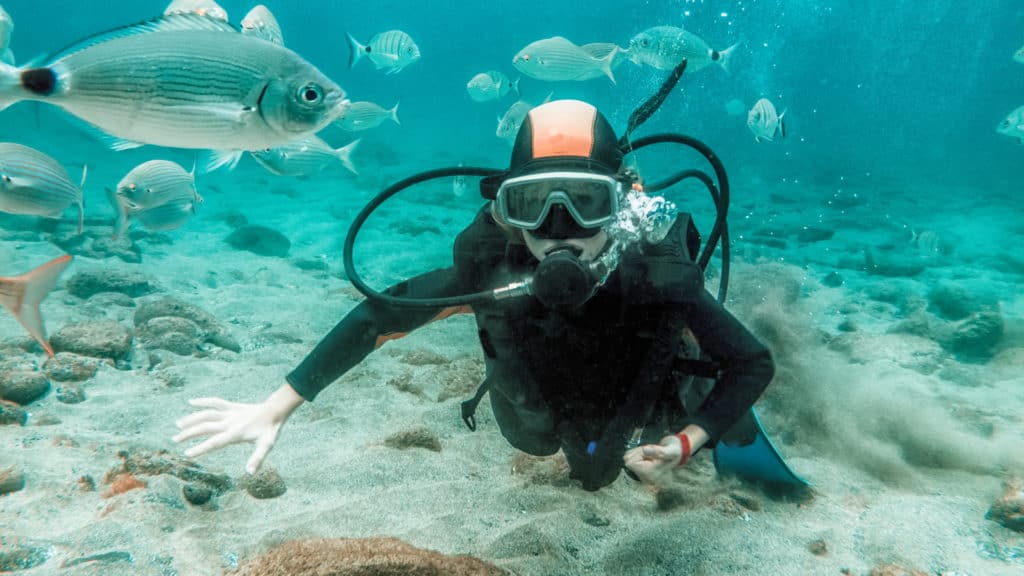 Water activities in Lloret de Mar - diving